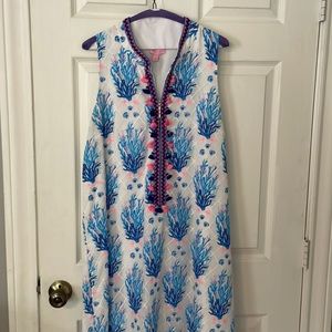 lilly Pulitzer tassel shift dress size 16